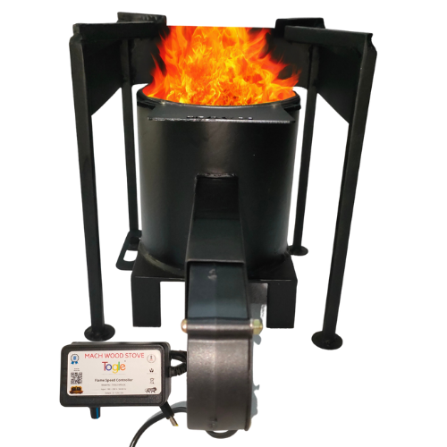turbo wood stove with blower fan mw5