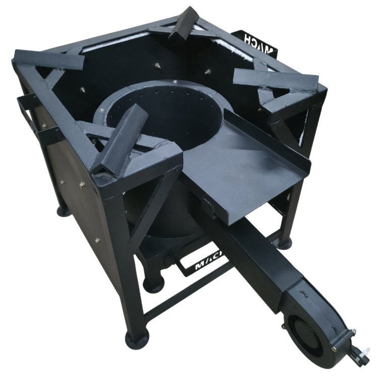 commercial wood stove with blower